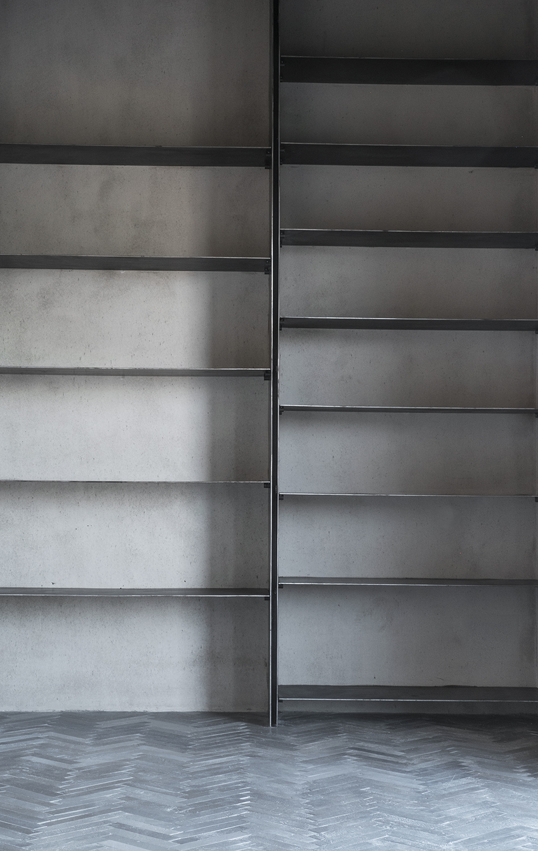 Domus Ru apartment in Rome by MORQ, made with MultiTerra Wabi Sale Grigio, photo by Giulio Aristide