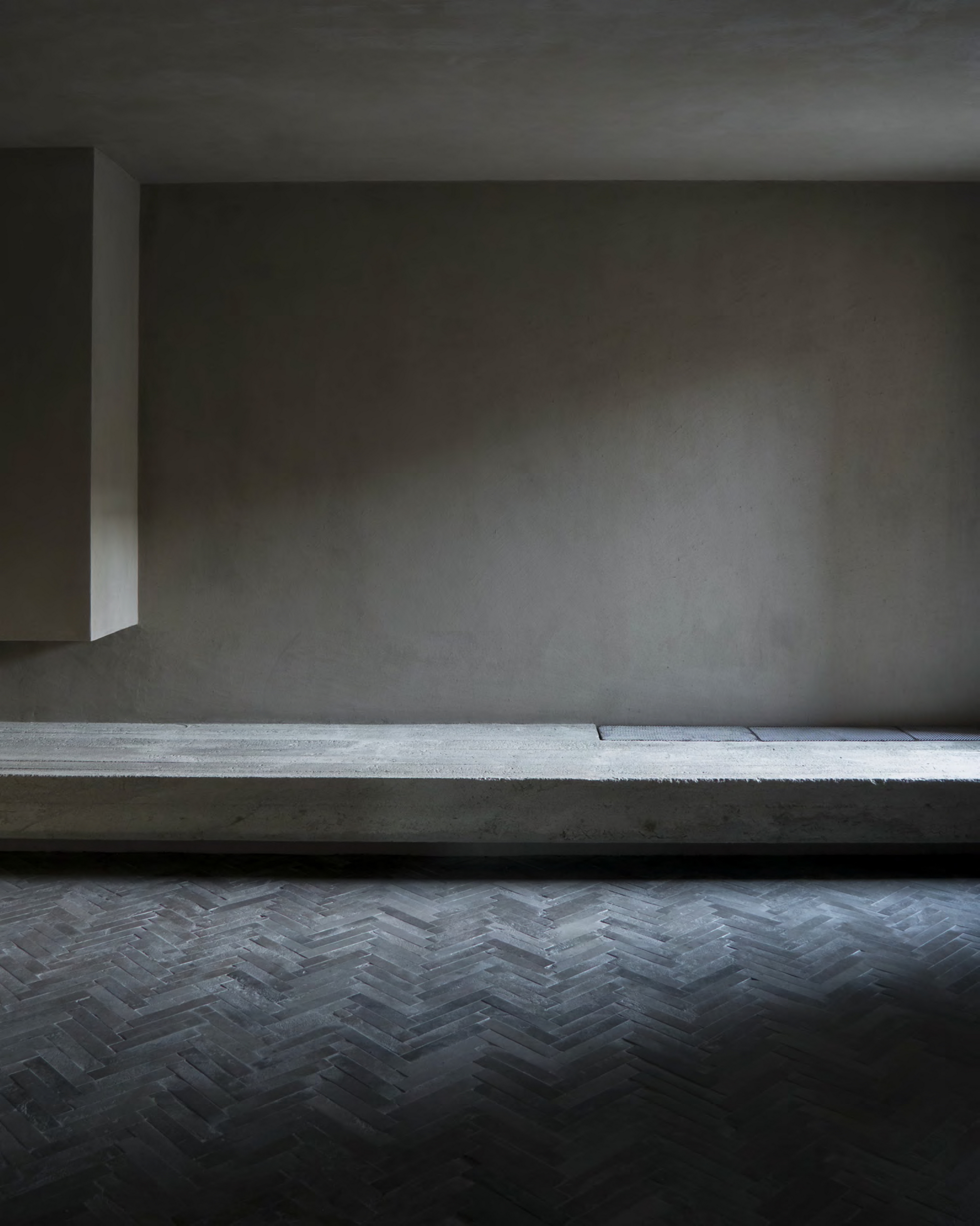 Domus Ru apartment in Rome by MORQ, made with MultiTerra Wabi Sale Grigio, photo by Giulio Aristide