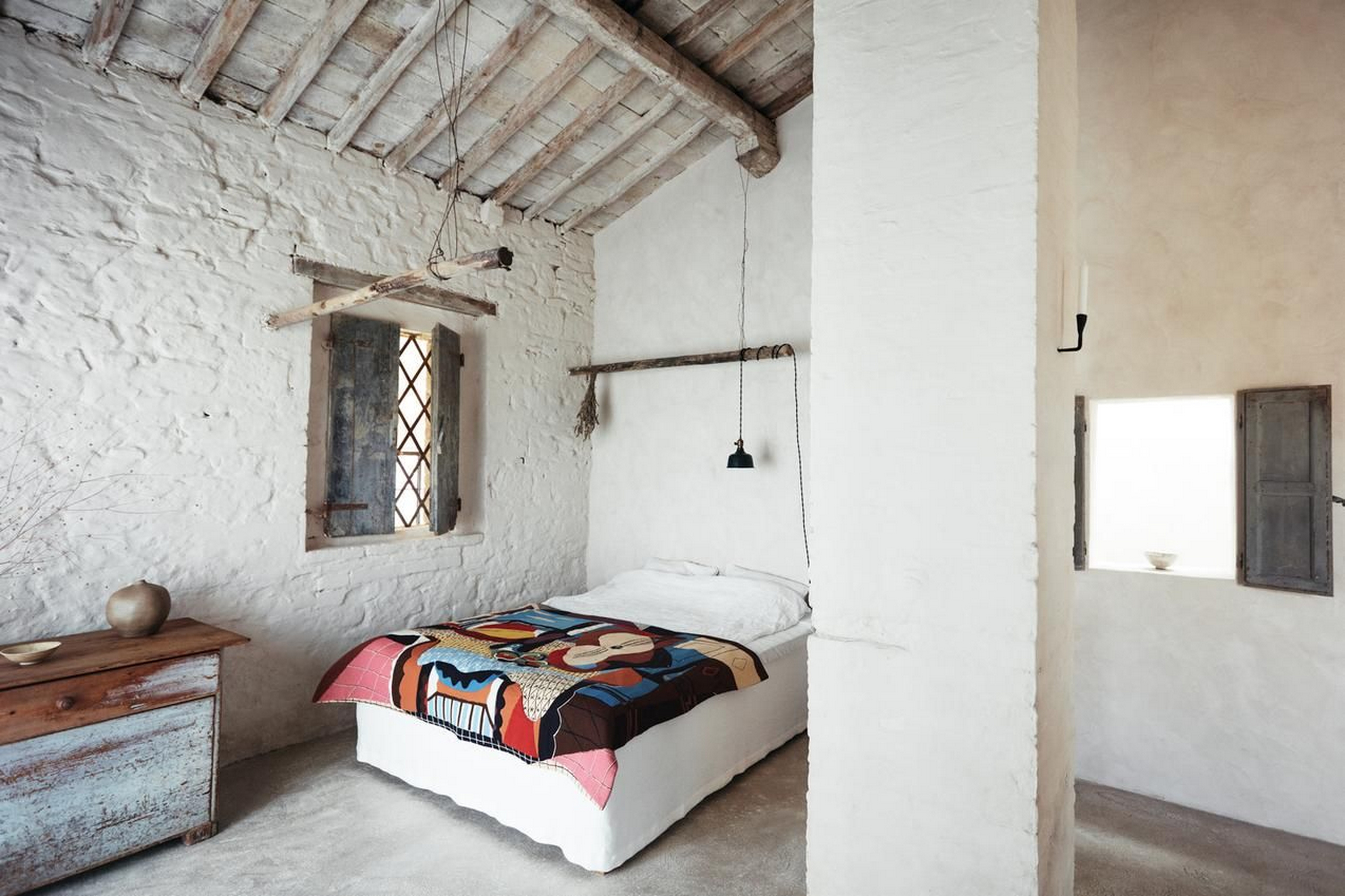 Private residence in Pienza made with TerraCalix Smooth Panna, photo by Mikael Jansson