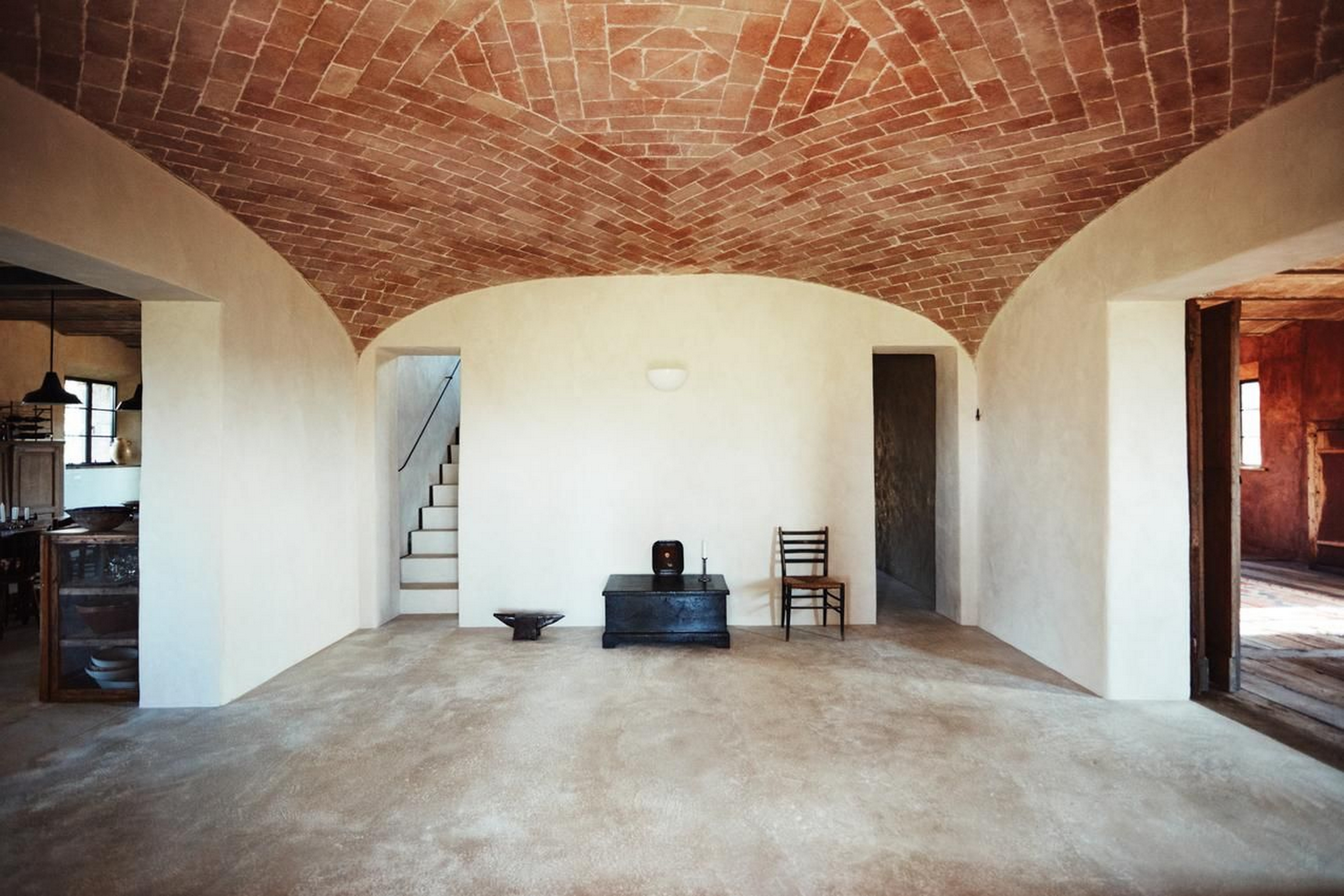 Private residence in Pienza made with TerraTon Floor Wabi Cannella, photo by Mikael Jansson