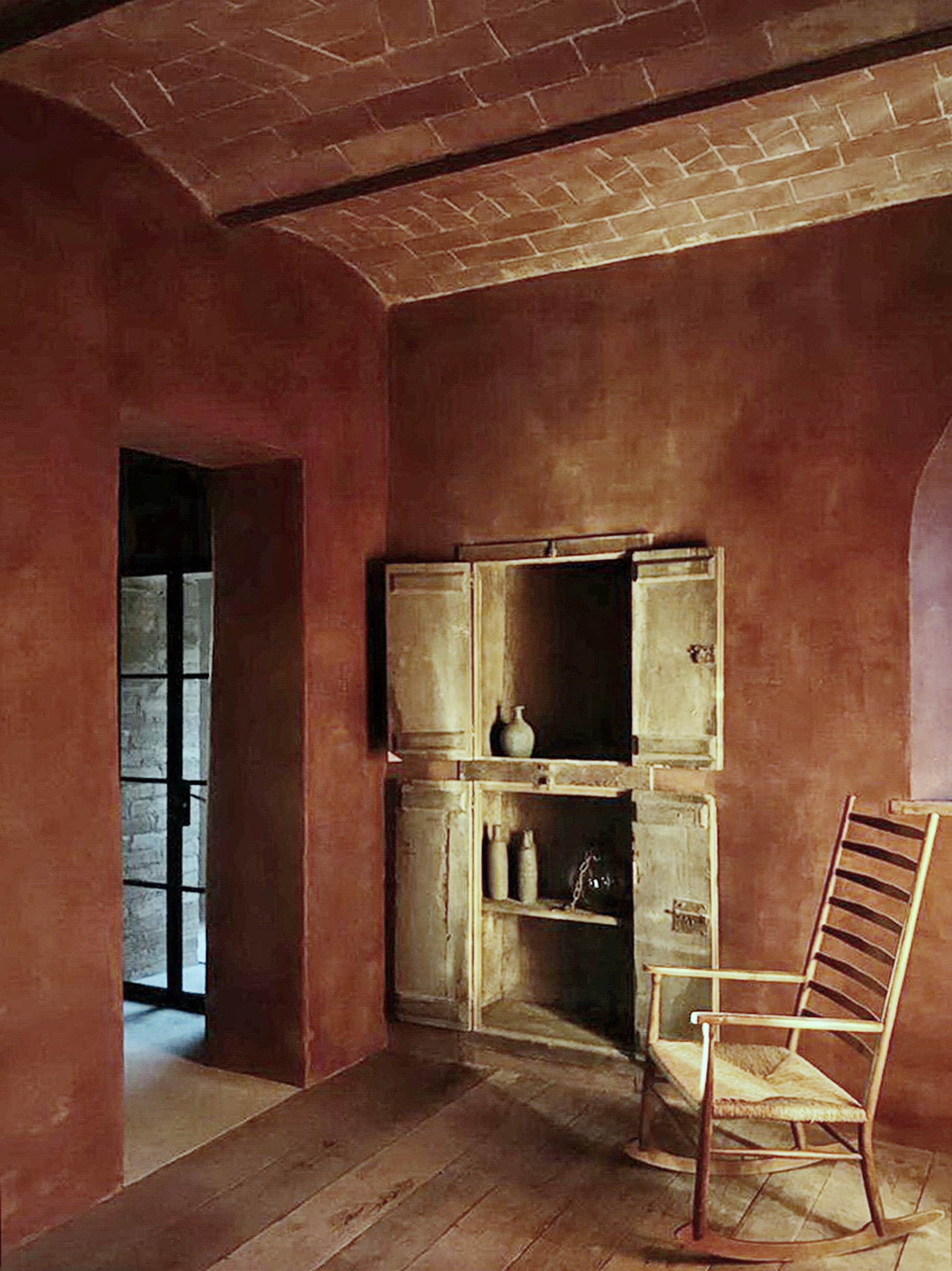 Private residence in Pienza made with TerraVista Wabi Cammeo