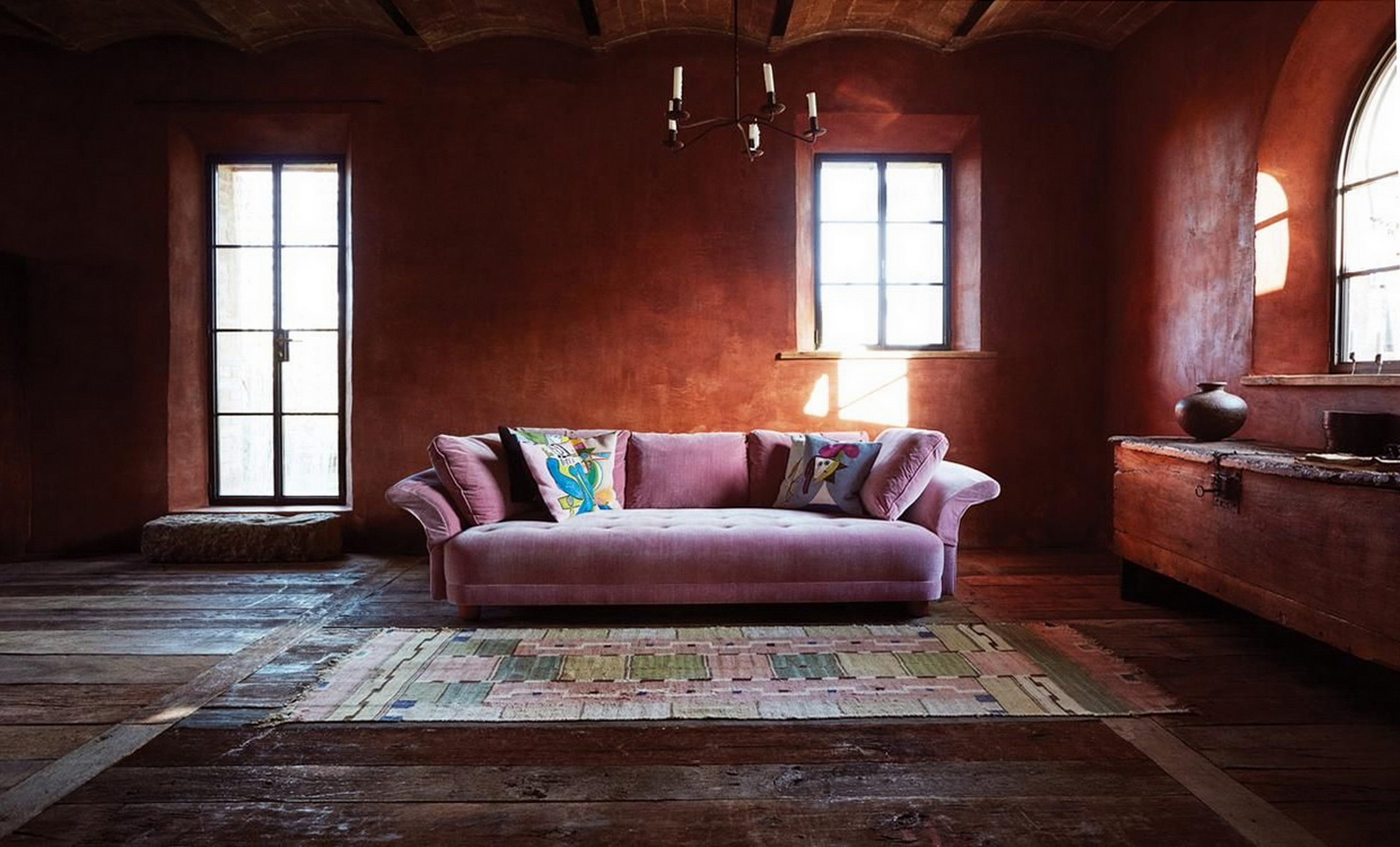 Private residence in Pienza made with TerraVista Wabi Cammeo, photo by Mikael Jansson