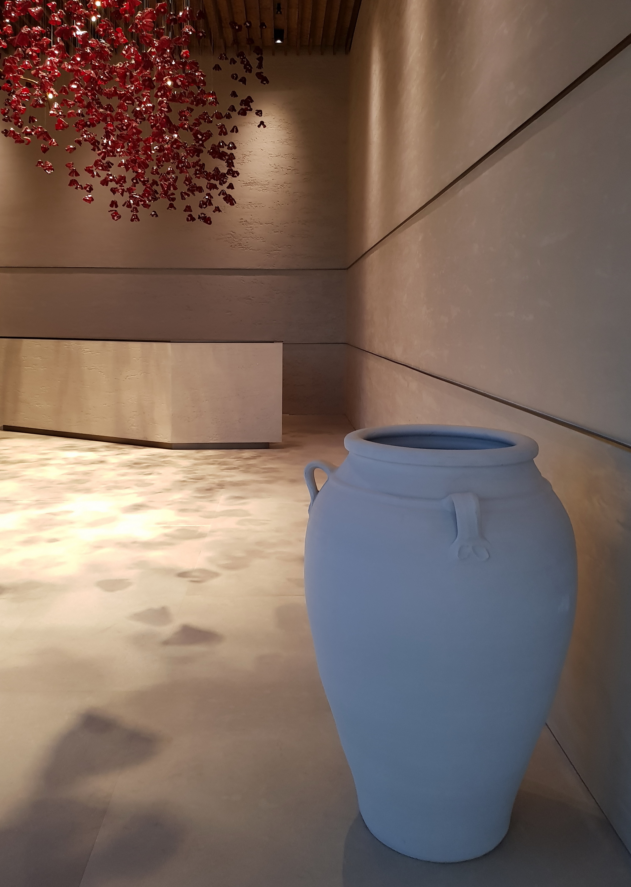 Marsa Katara restaurant in Doha, Qatar, by AlMana Group made with TerraEvoca 2 Layers Travertino Custom