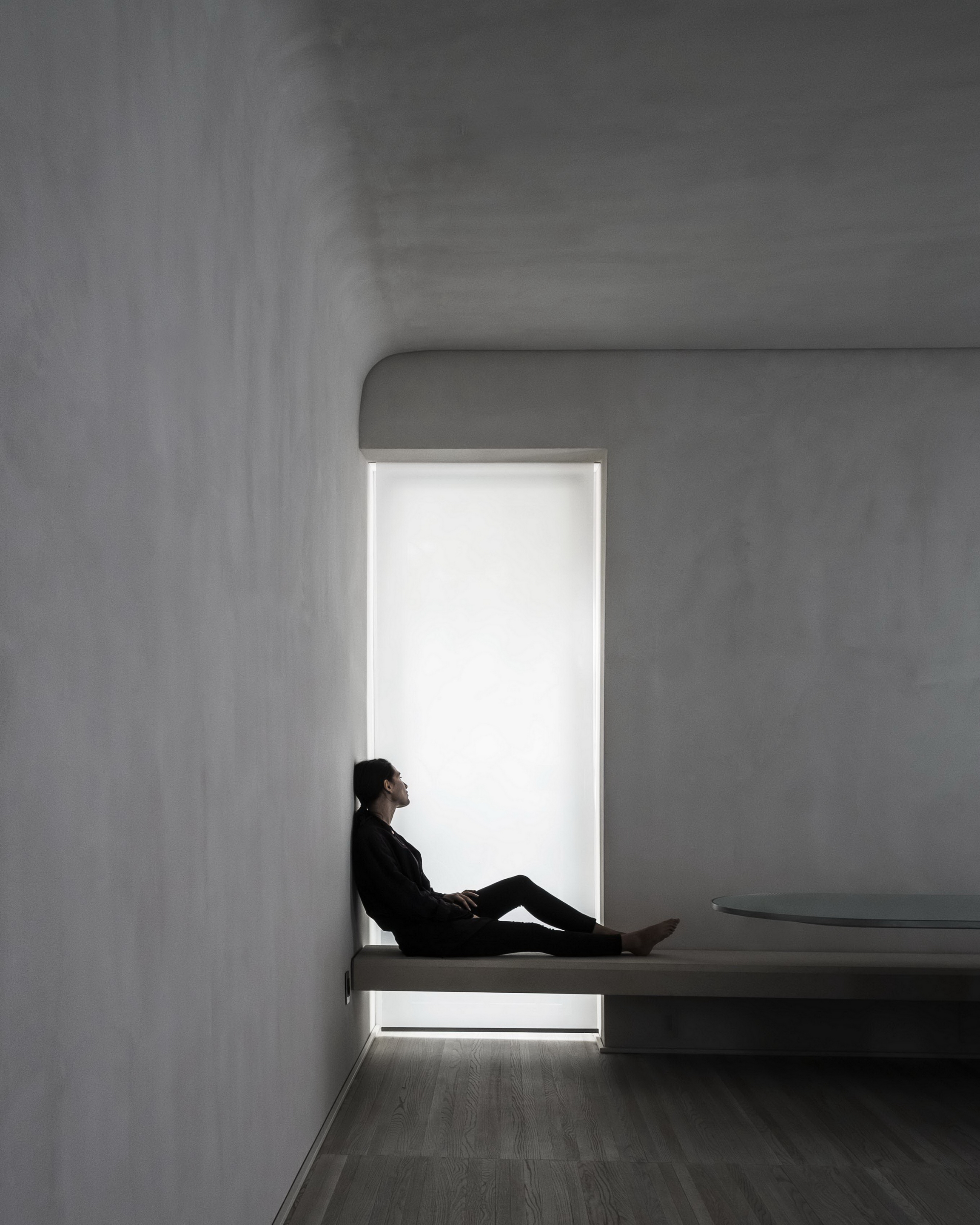 Villa Riccio in Rome by MORQ, made with TerraCalix Smooth Panna, photo by Giulio Aristide