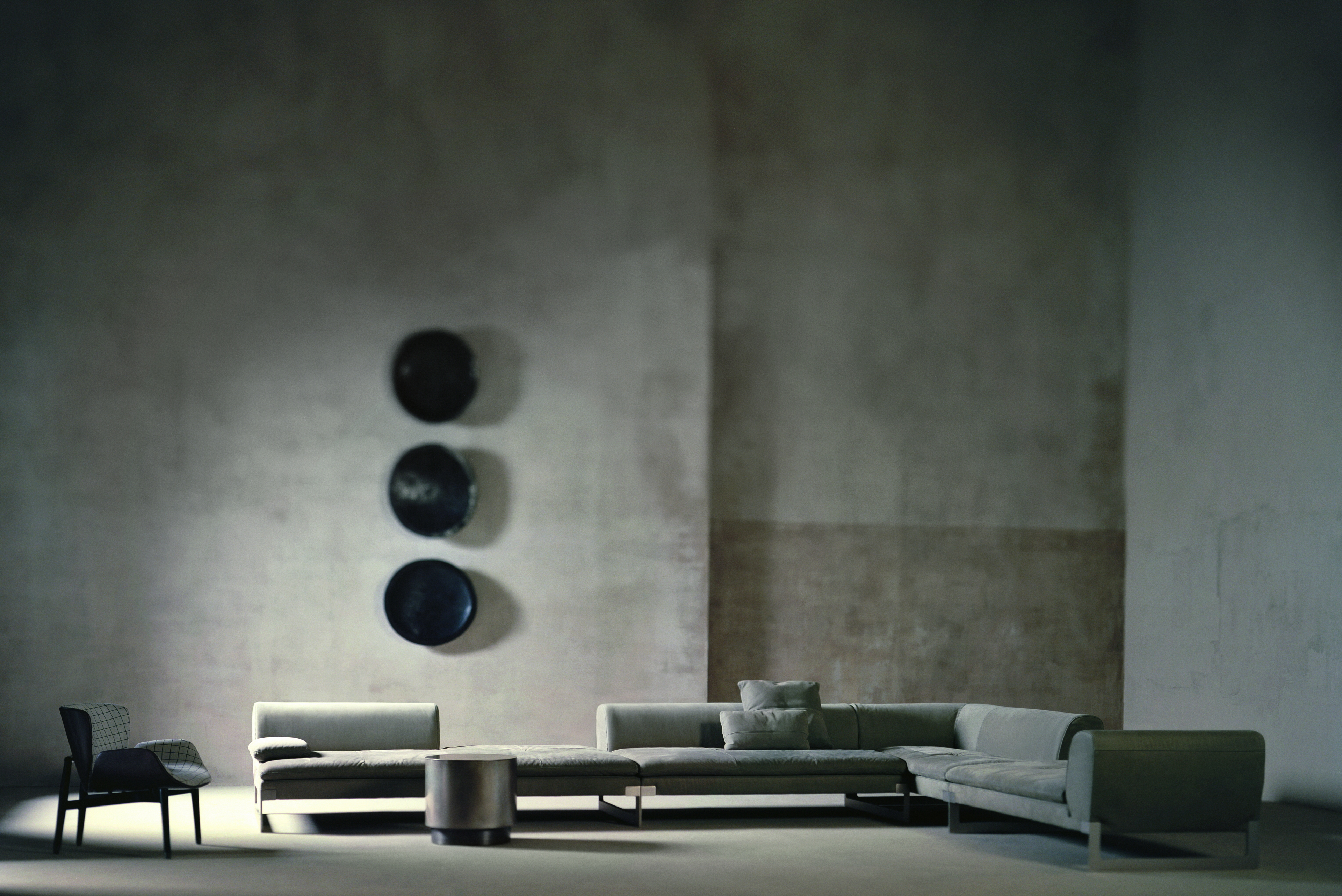 Baxter ADV in Milan made with TerraVista Wabi Sale Grigio, photo by Andrea Ferrari