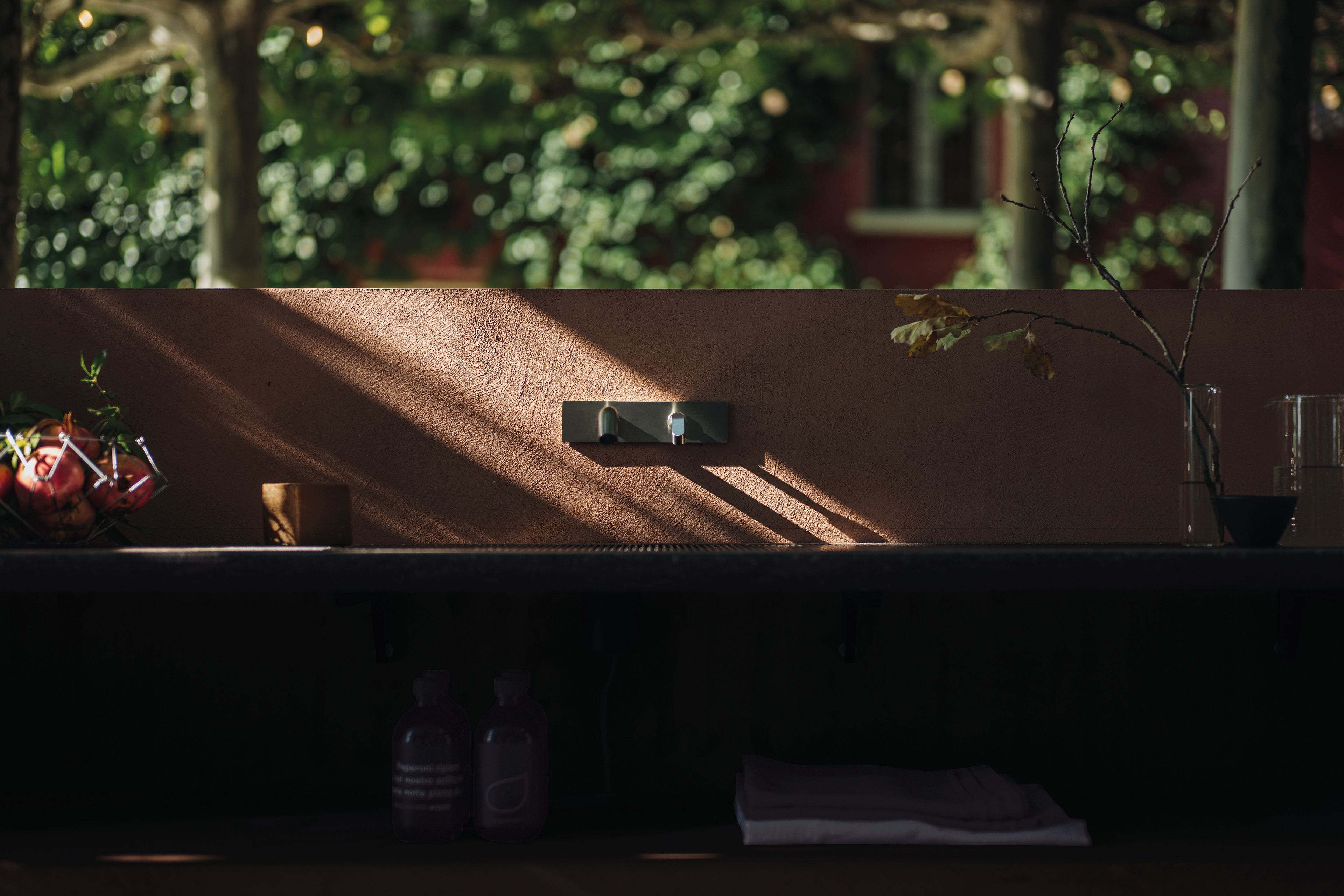 Agape Open Days 2019, outdoor furniture made with TerraTon Wall Structured Plus Custom, photo by Ikkio