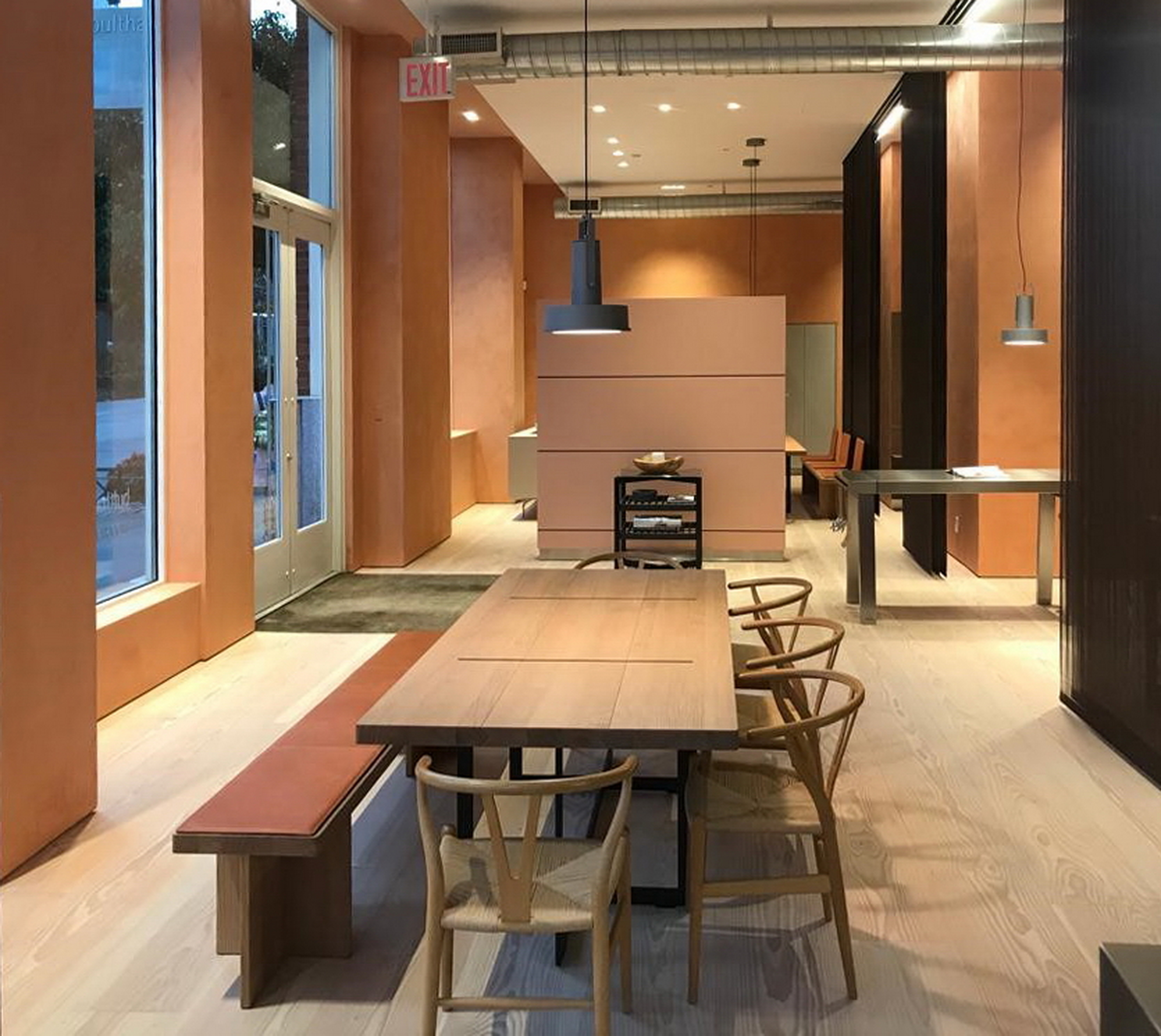 Showroom Bulthaup New York by Bulthaup Corporate Architecture, made with TerraCalix Smooth Custom
