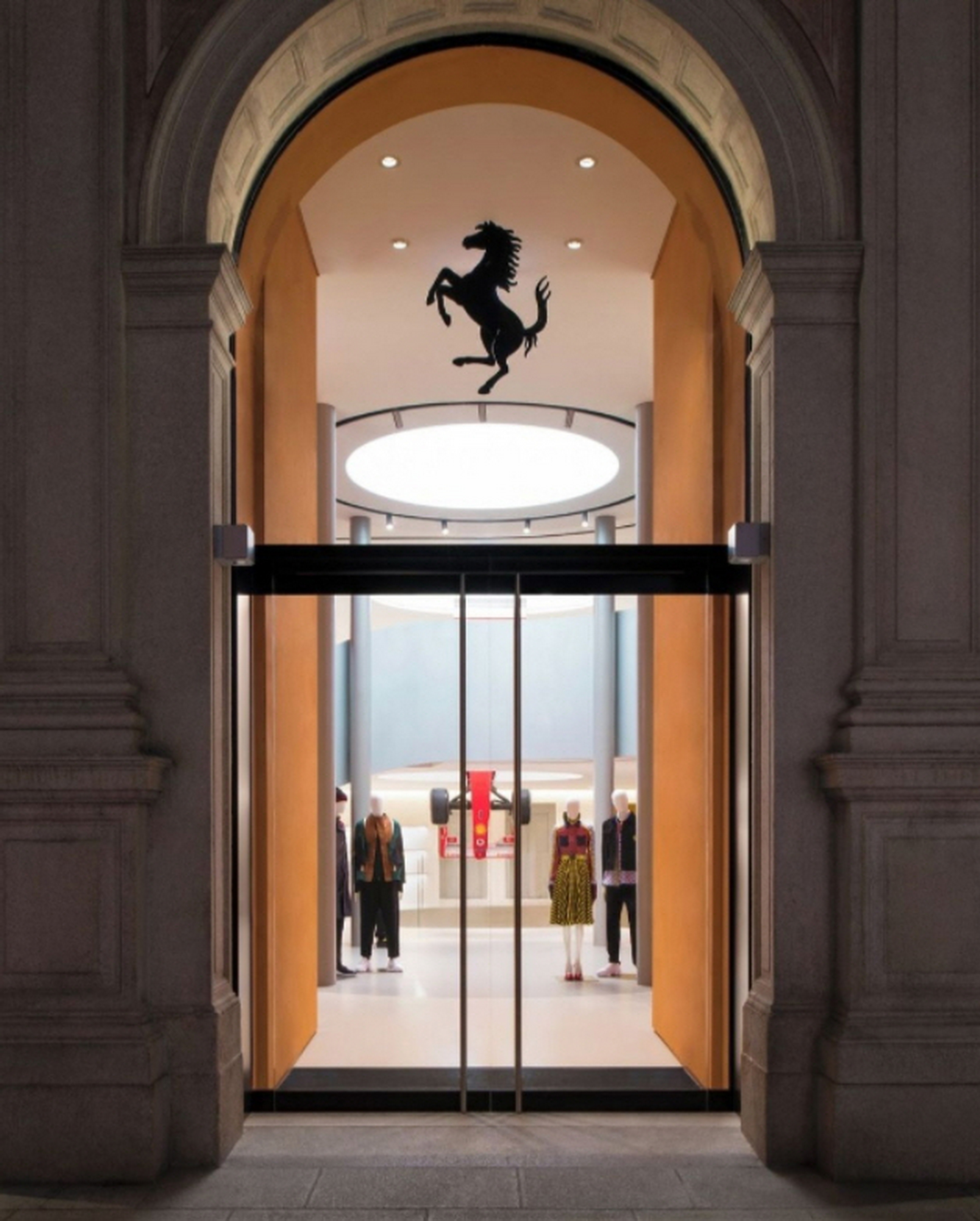 Ferrari flagship store in Milan by Sybarite, made with TerraVista Smooth Custom