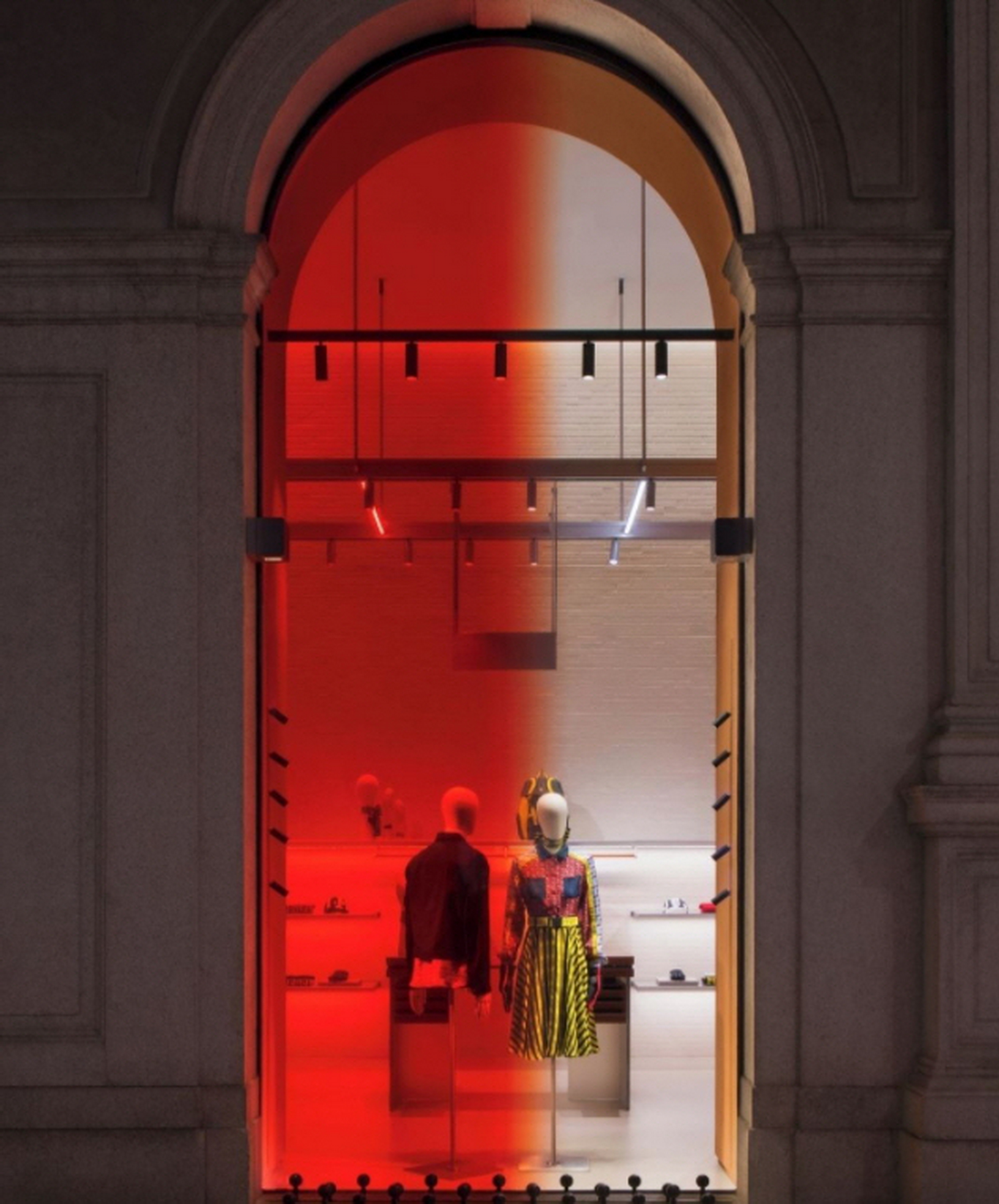 Ferrari flagship store in Milan by Sybarite, made with TerraVista Smooth Custom