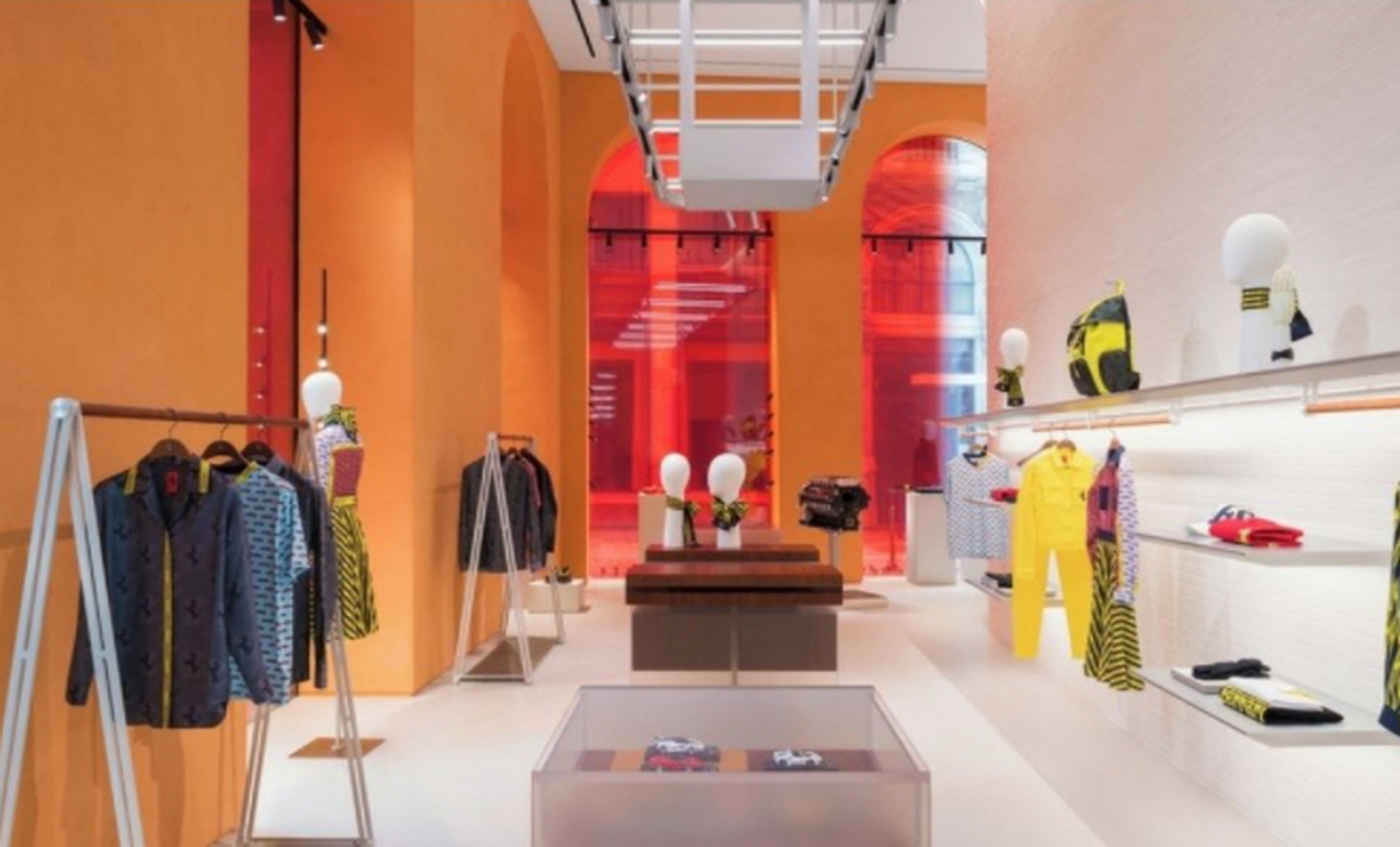 Ferrari flagship store in Milan by Sybarite, made with TerraVista Smooth Custom