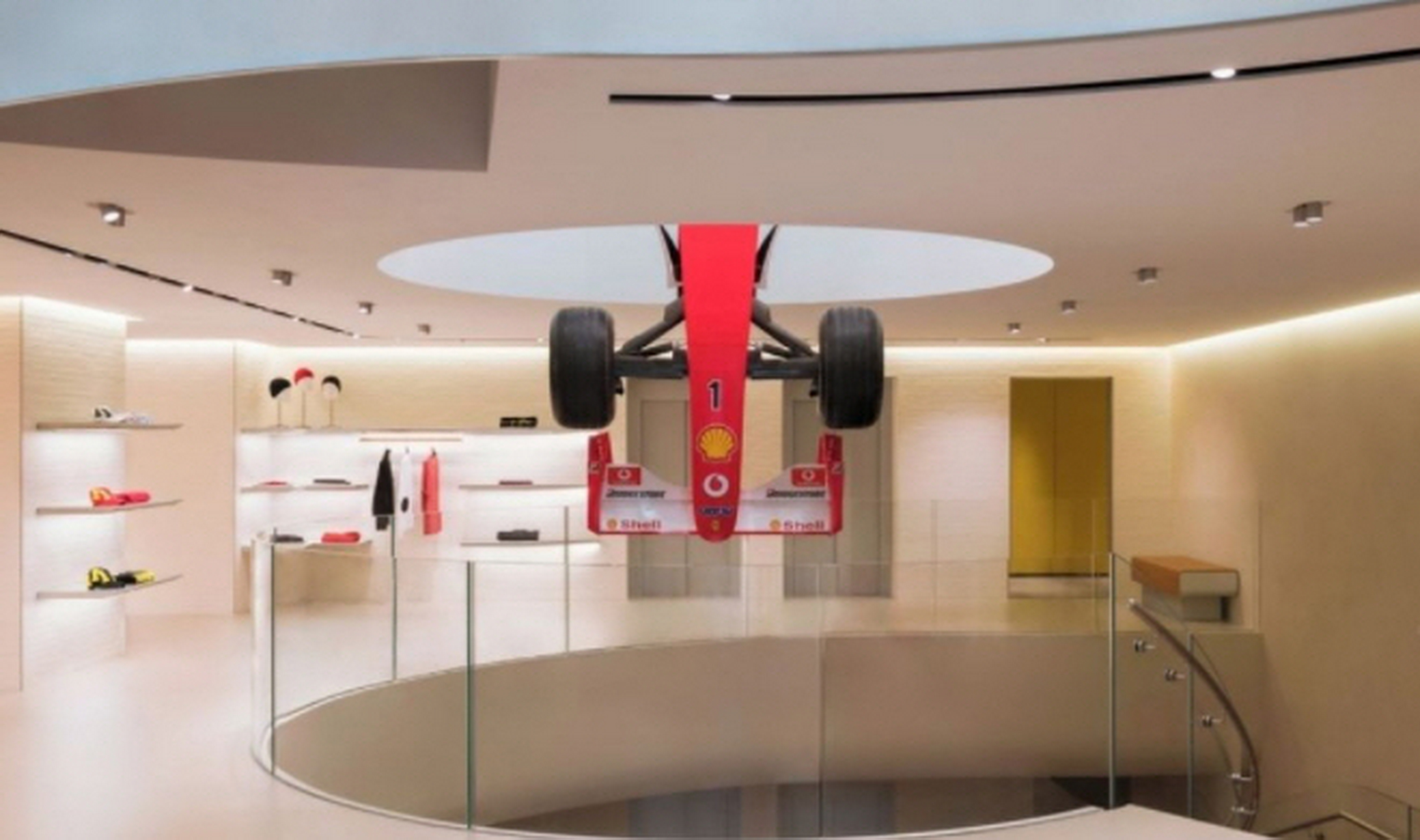 Ferrari flagship store in Milan by Sybarite, made with TerraVista Smooth Custom