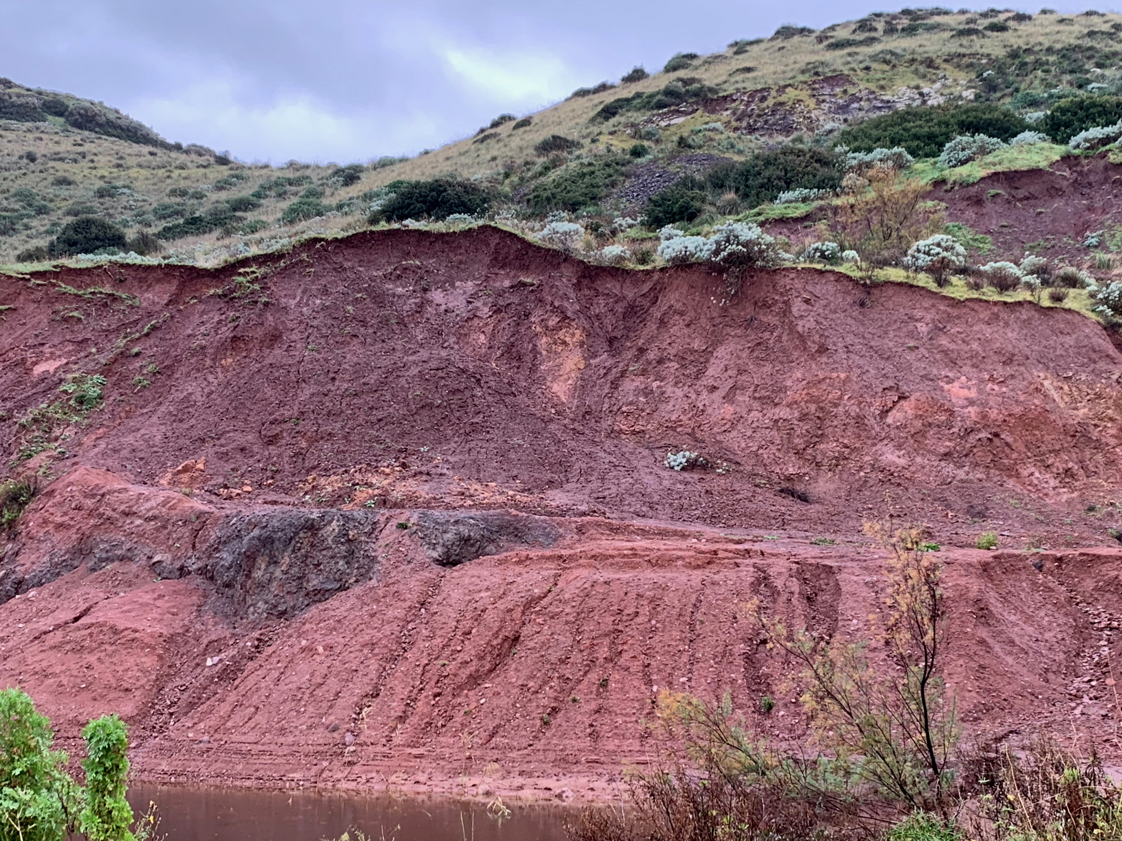 Raw earth - clay quarry