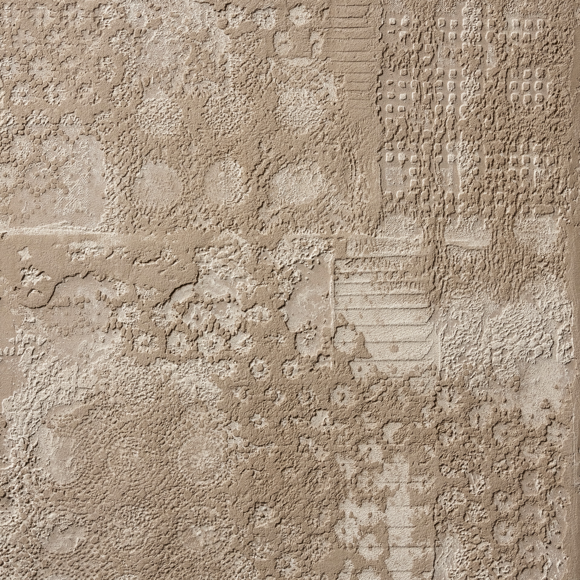 Custom made artistic decoration in raw earth by Matteo Brioni - Decorazione artistica customizzata in terra cruda realizzata da Matteo Brioni