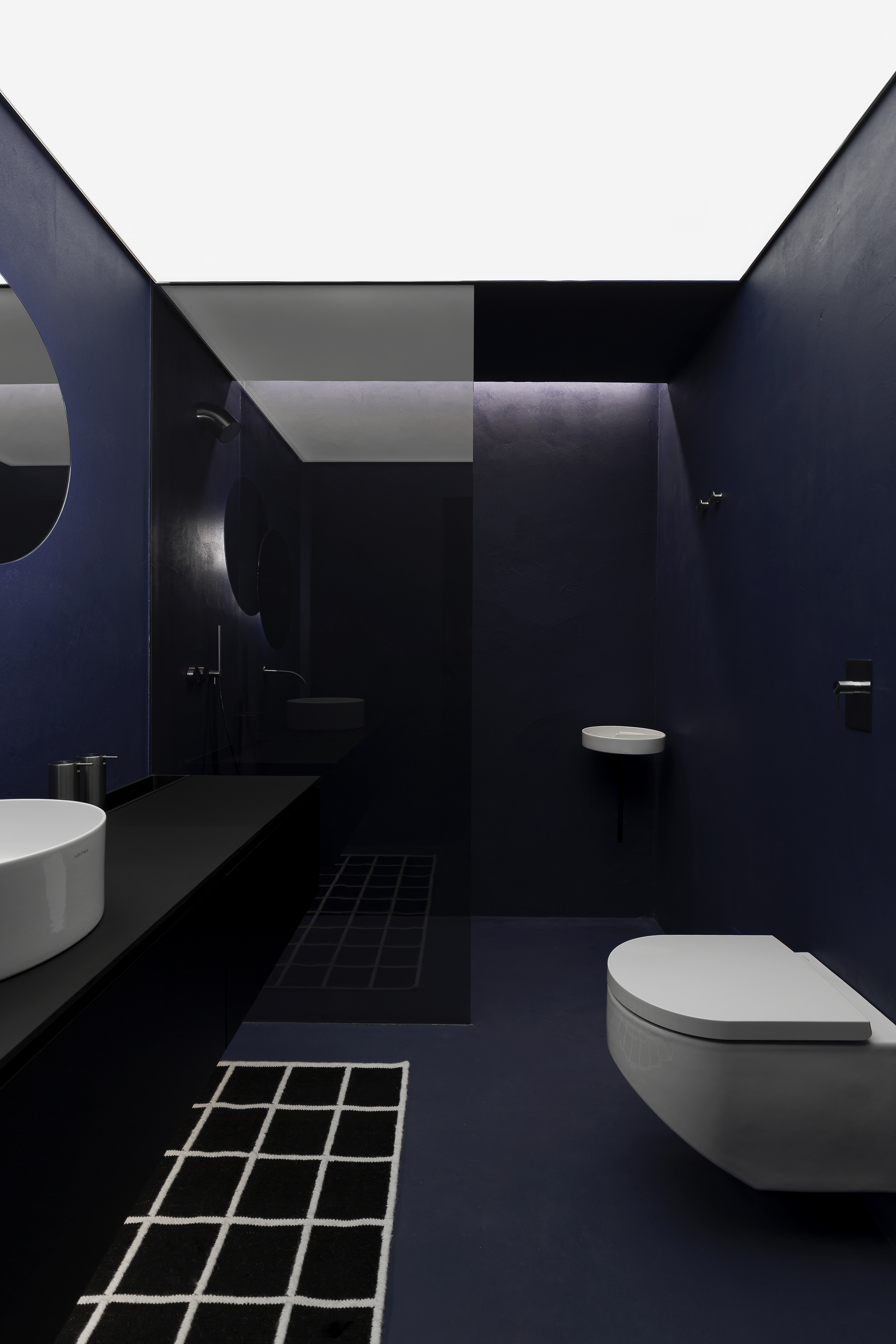 Teatro Arcimboldi camerino by Studio Francesco Rota made with TerraVista Smooth Plus Custom, photo by Luca Privitera