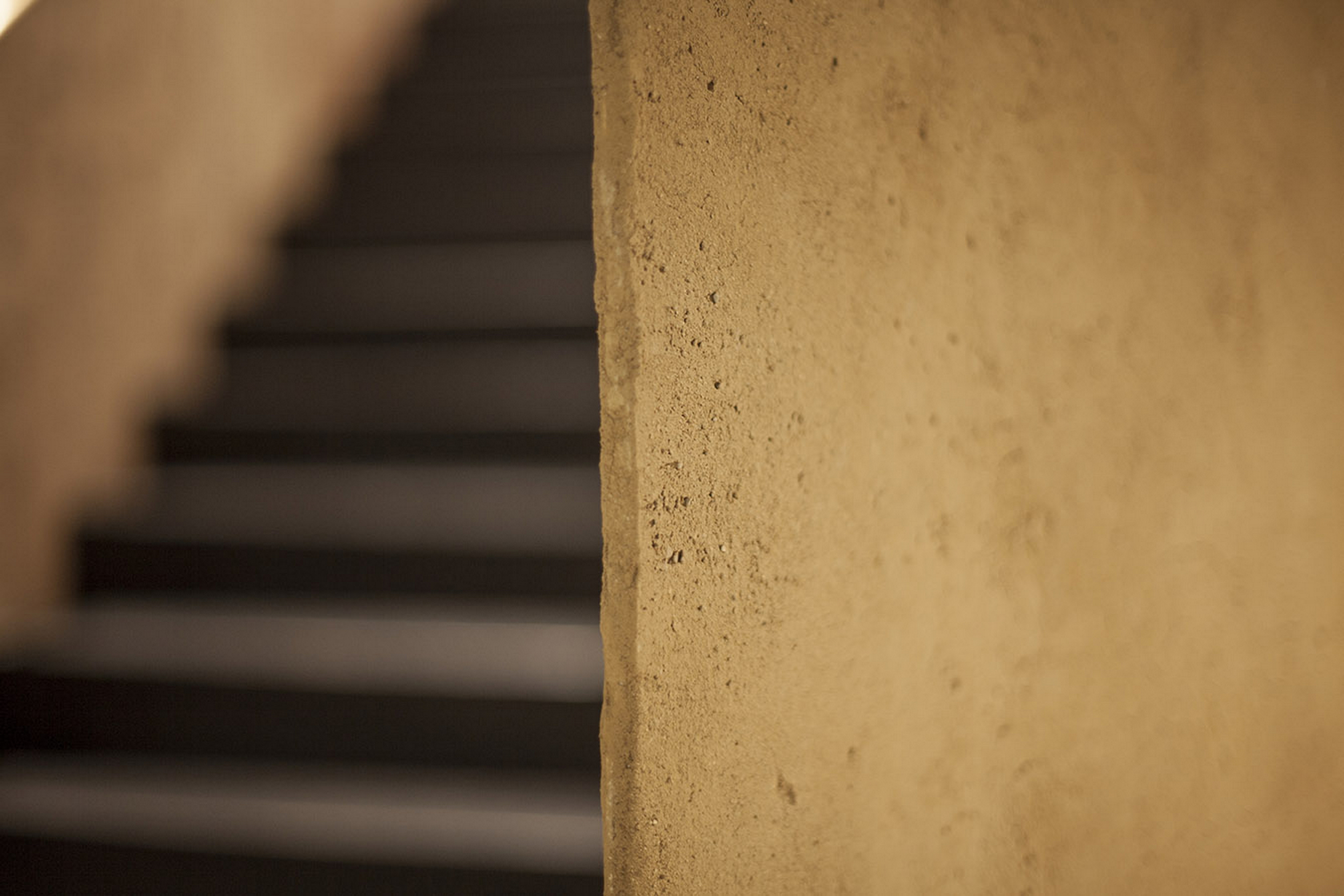 Fabio Gatto store in Treviso, by Isabella Breda, made with TerraVista Wabi Senape with a craquelè effect, photo by Bruno Pulici