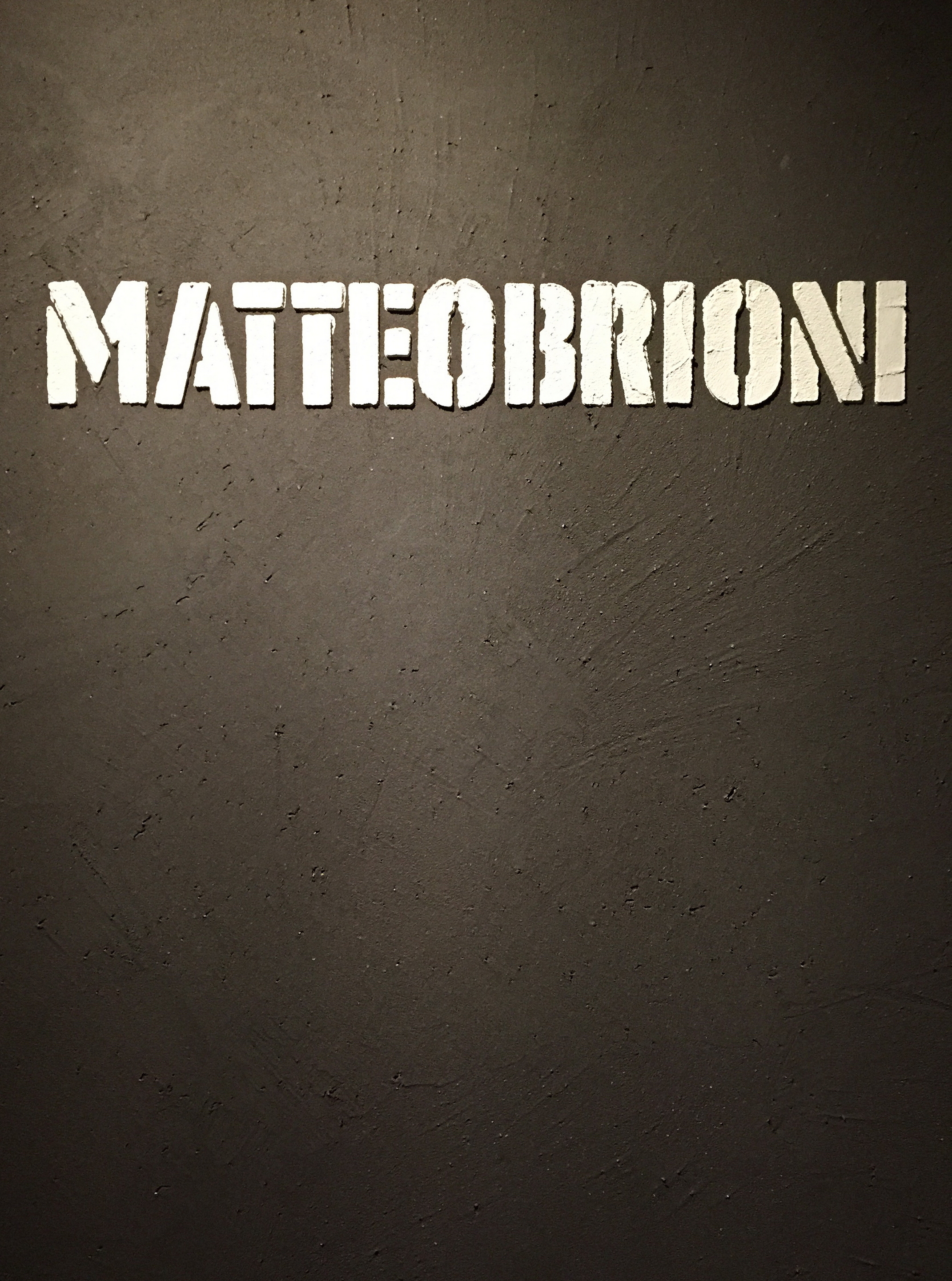 Matteo Brioni stand in ARCHITECT@WORK Kortrijk2015, made with coarse-grained clay finishing plaster MultiTerra Structured Pepe Nero