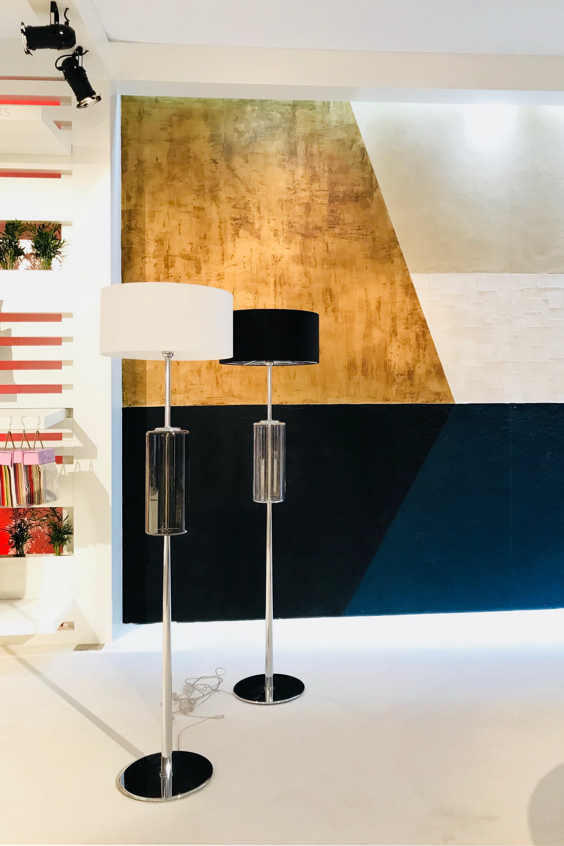 Matteo Brioni stand in Downtown Design Dubai 2017 made with TerraEvoca 2 Layers Custom, MultiTerra Structured Custom and TerraVista Wabi Caffè and Cannella