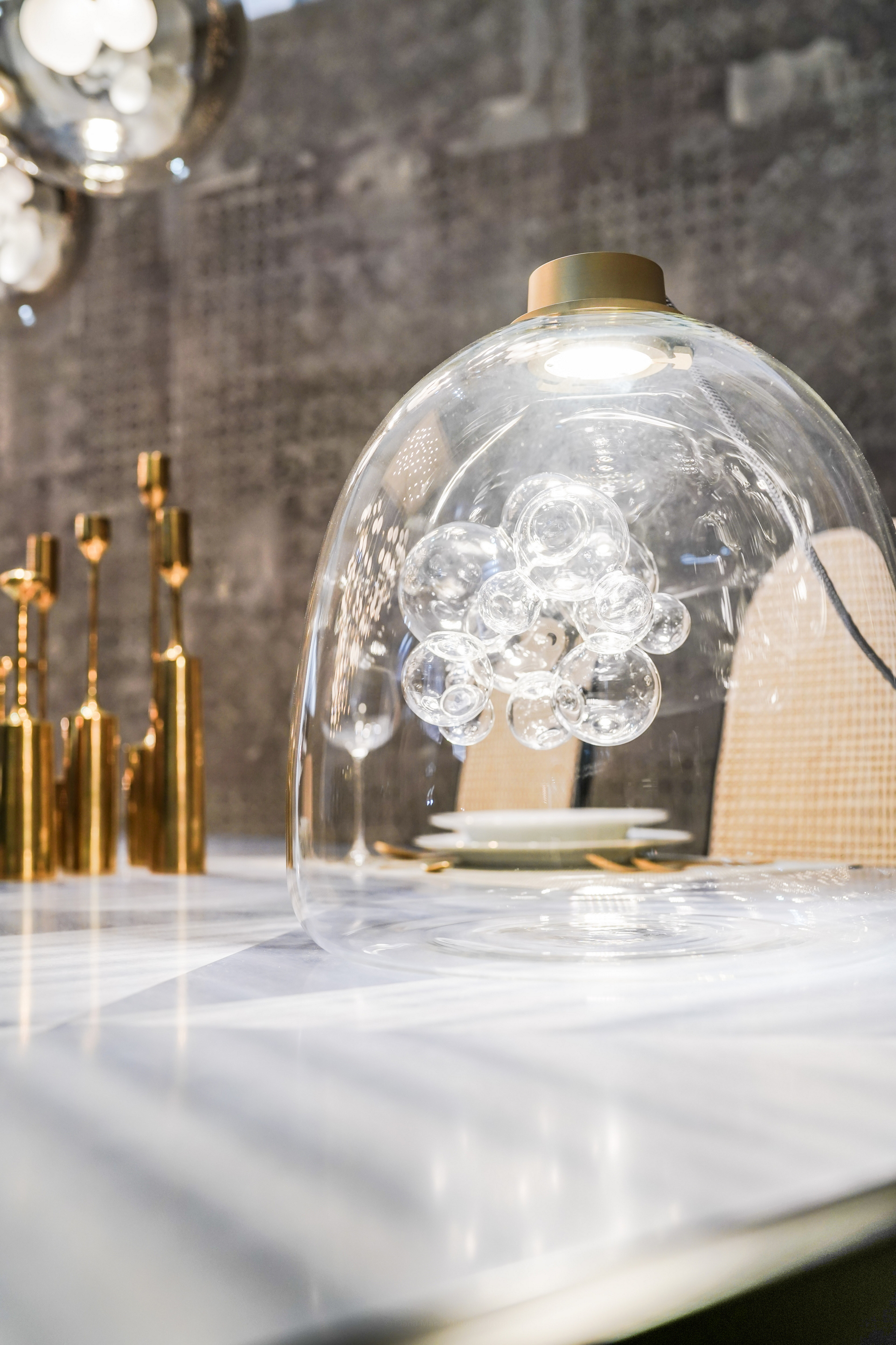 Matteo Brioni stand in Downtown Design Dubai 2018 made with TerraEvoca 4 Layers Custom Damasco, photo by Sofronia Oana Maria Minuti