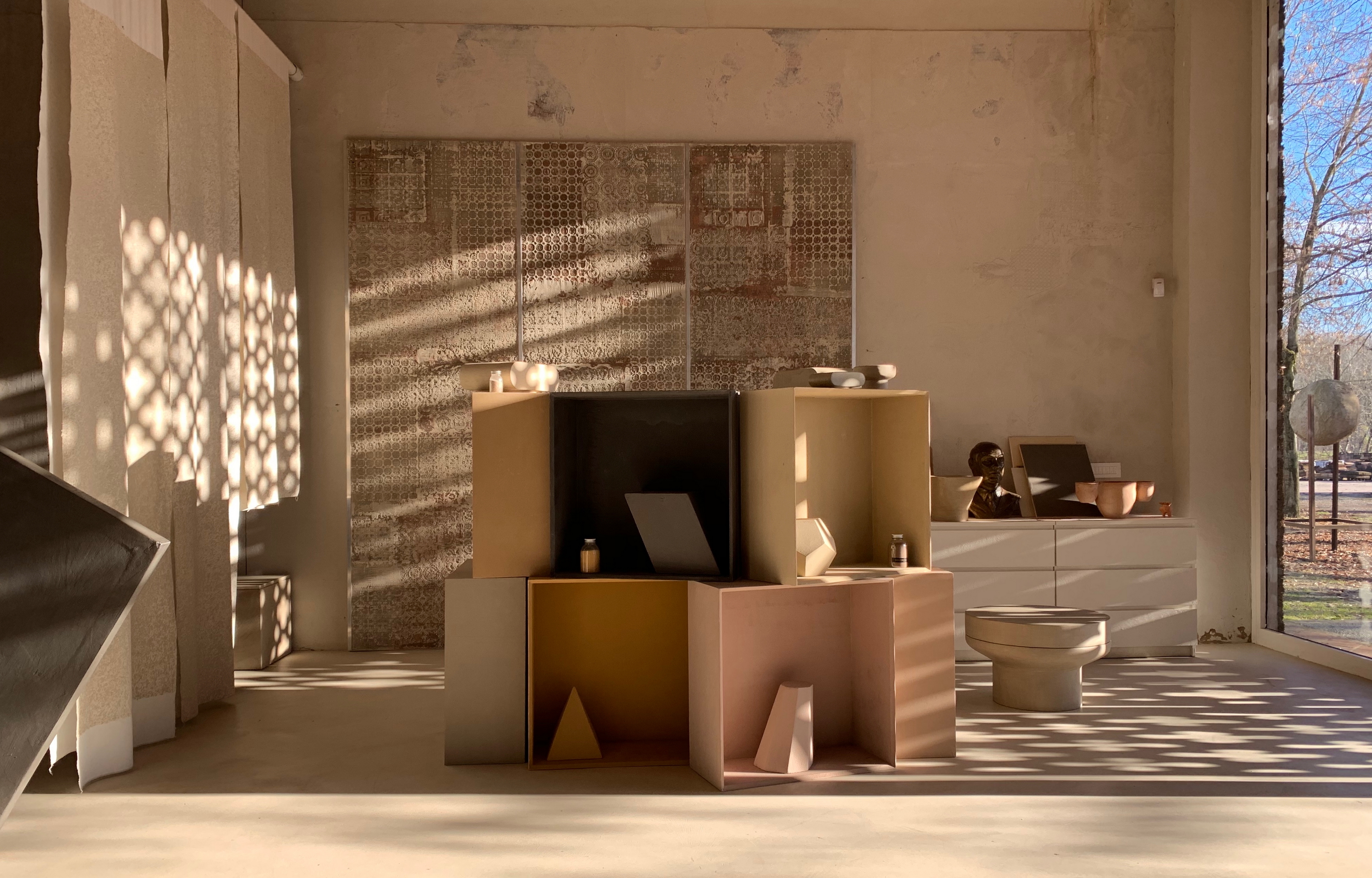 Matteo Brioni headquarter showroom in Ganzaga, Mantua, by Giovanni Bergamaschi, photo by Matteo Brioni