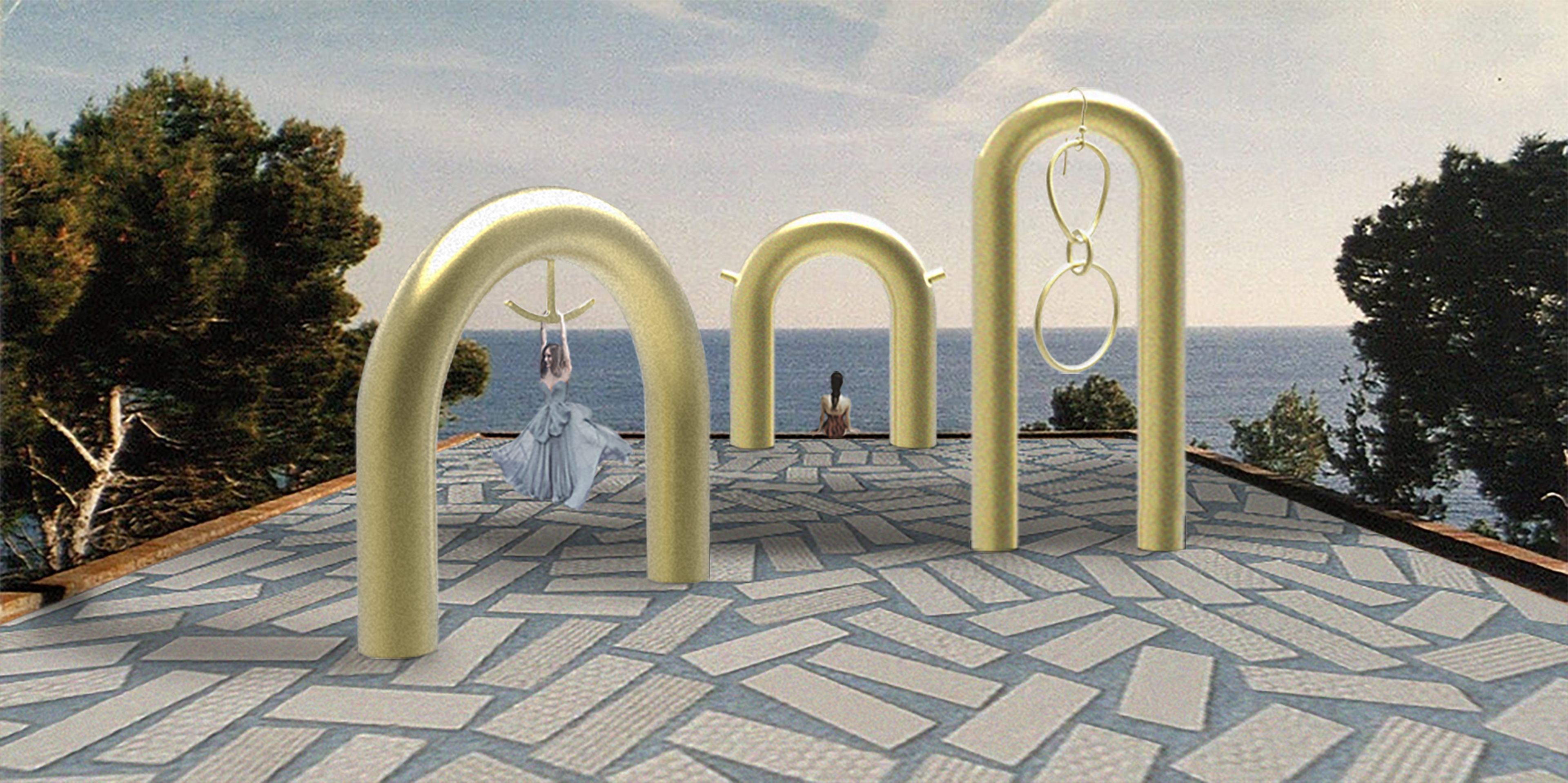 Moodboard per la boutique Faraone Mennella a Capri a cura di Marialaura Rossiello Studio Irvine