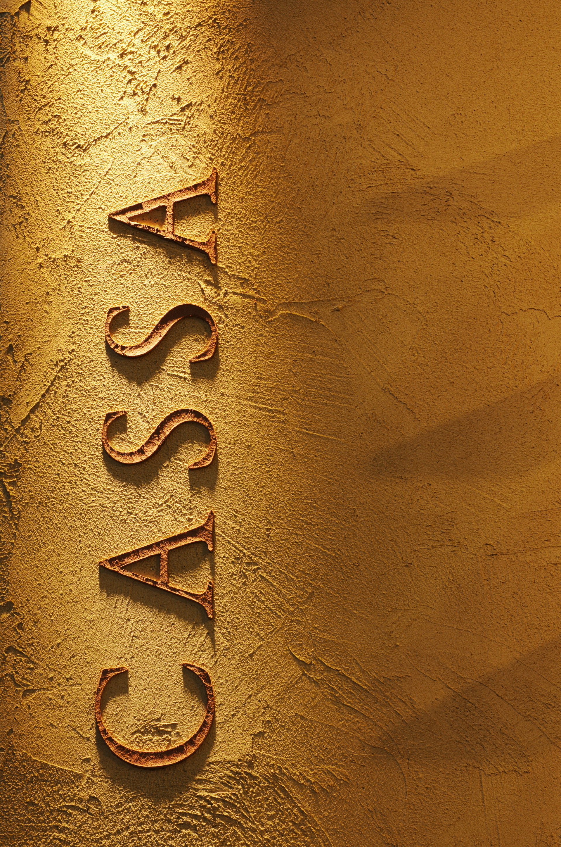 Stand Lavazza al Salone del Gusto di Milano realizzato da Matteo Brioni con intonaco di finitura a grana grossa MultiTerra Strutturato nei colori Melograno e Senape, foto di Matteo Nobili