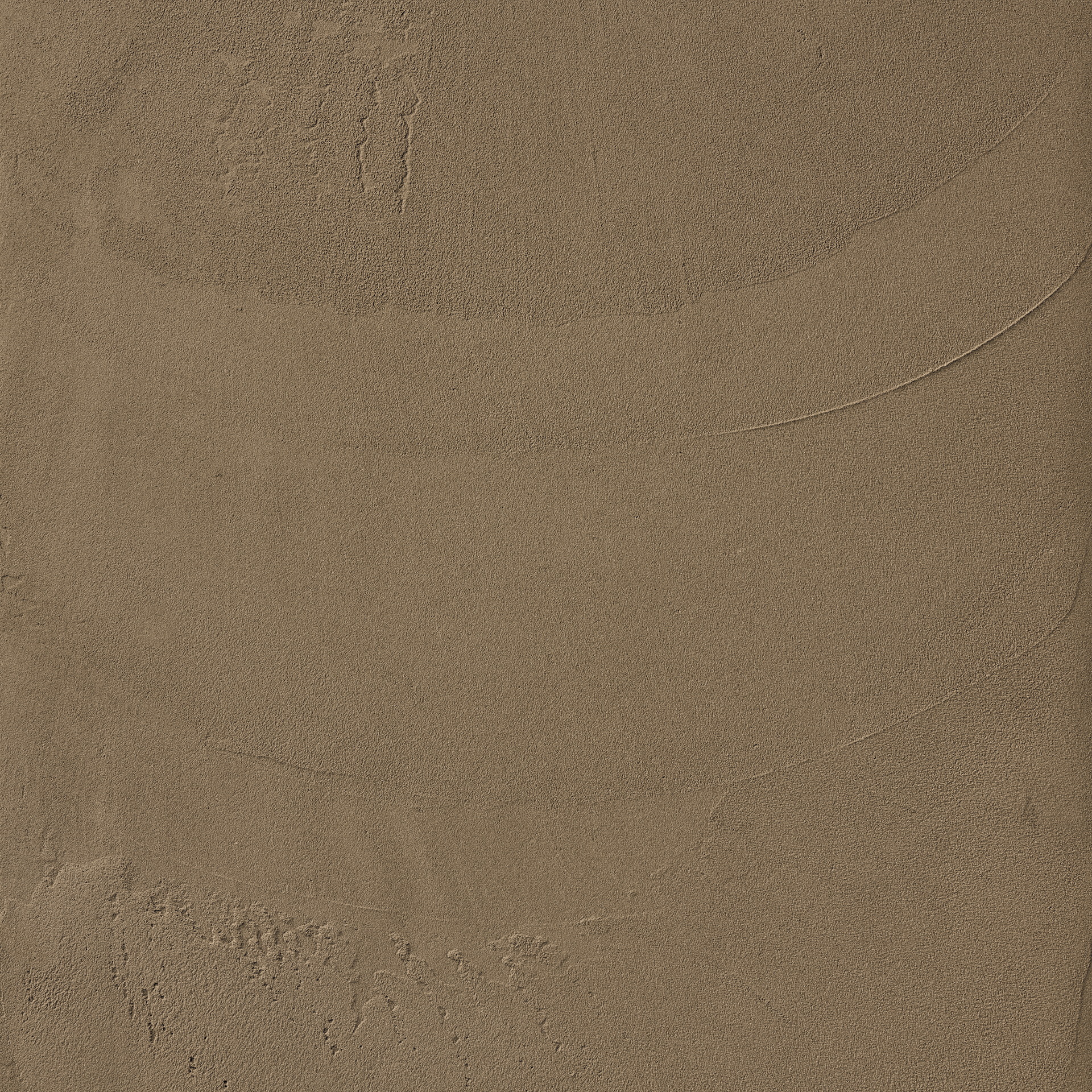Fine-grained clay plaster TerraVista Smooth Caffè, coffee color, produced by Matteo Brioni