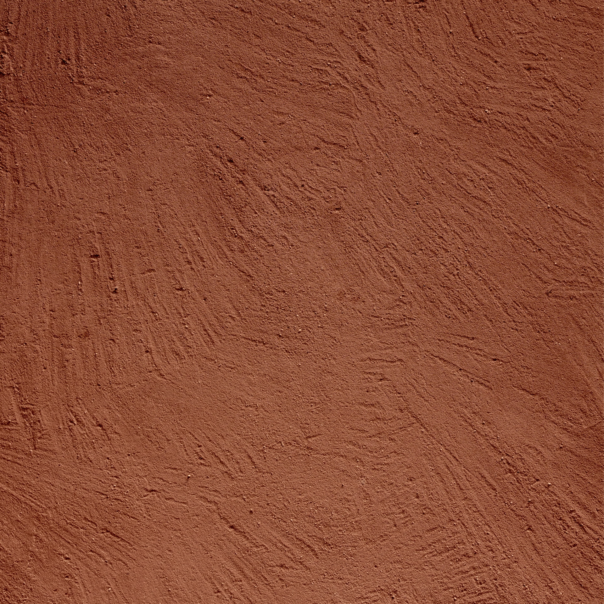 Coarse-grained clay plaster MultiTerra Smooth Melograno, pomegranade color, produced by Matteo Brioni