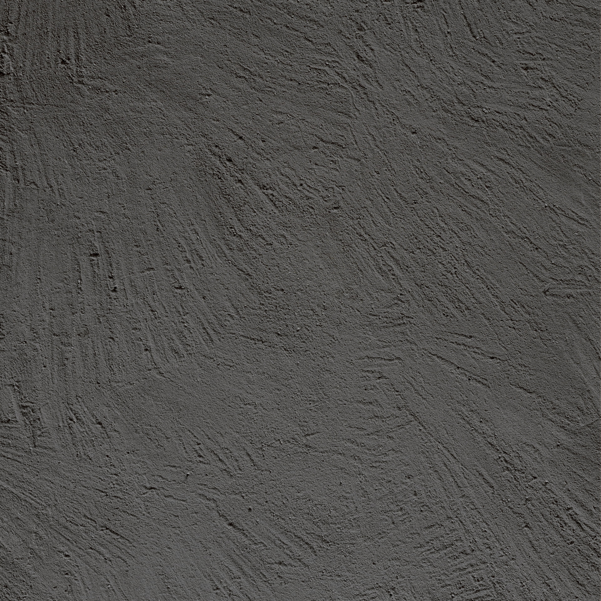 Coarse-grained clay plaster MultiTerra Smooth Pepe Nero, black pepper color, produced by Matteo Brioni