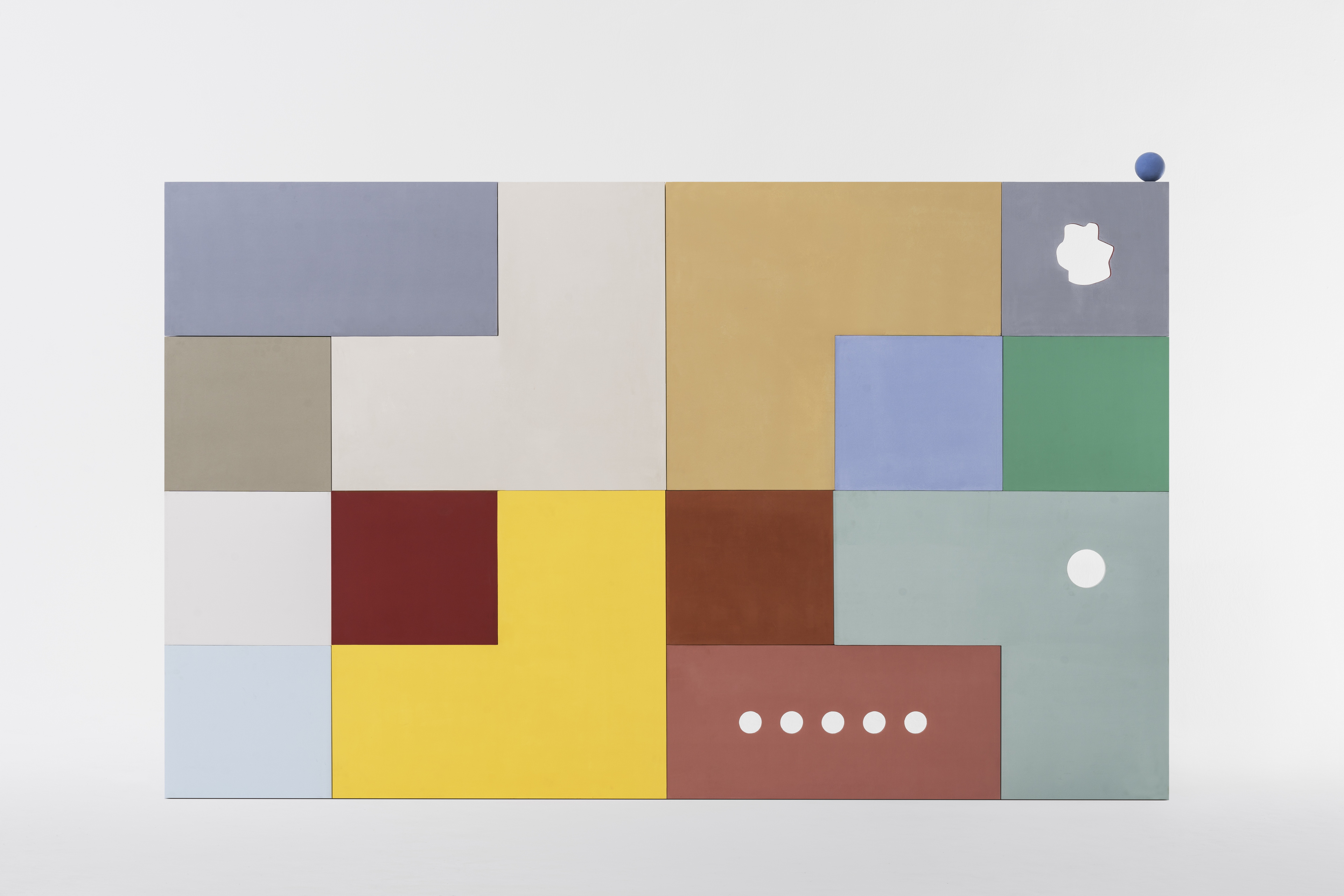 Pittura d'argilla in polvere SkinClay MATTEOBRIONI applicata sulle superfici del modello Casa di bambola progettato da Studio Irvine. Fotografia by Delfino Sisto Legnani