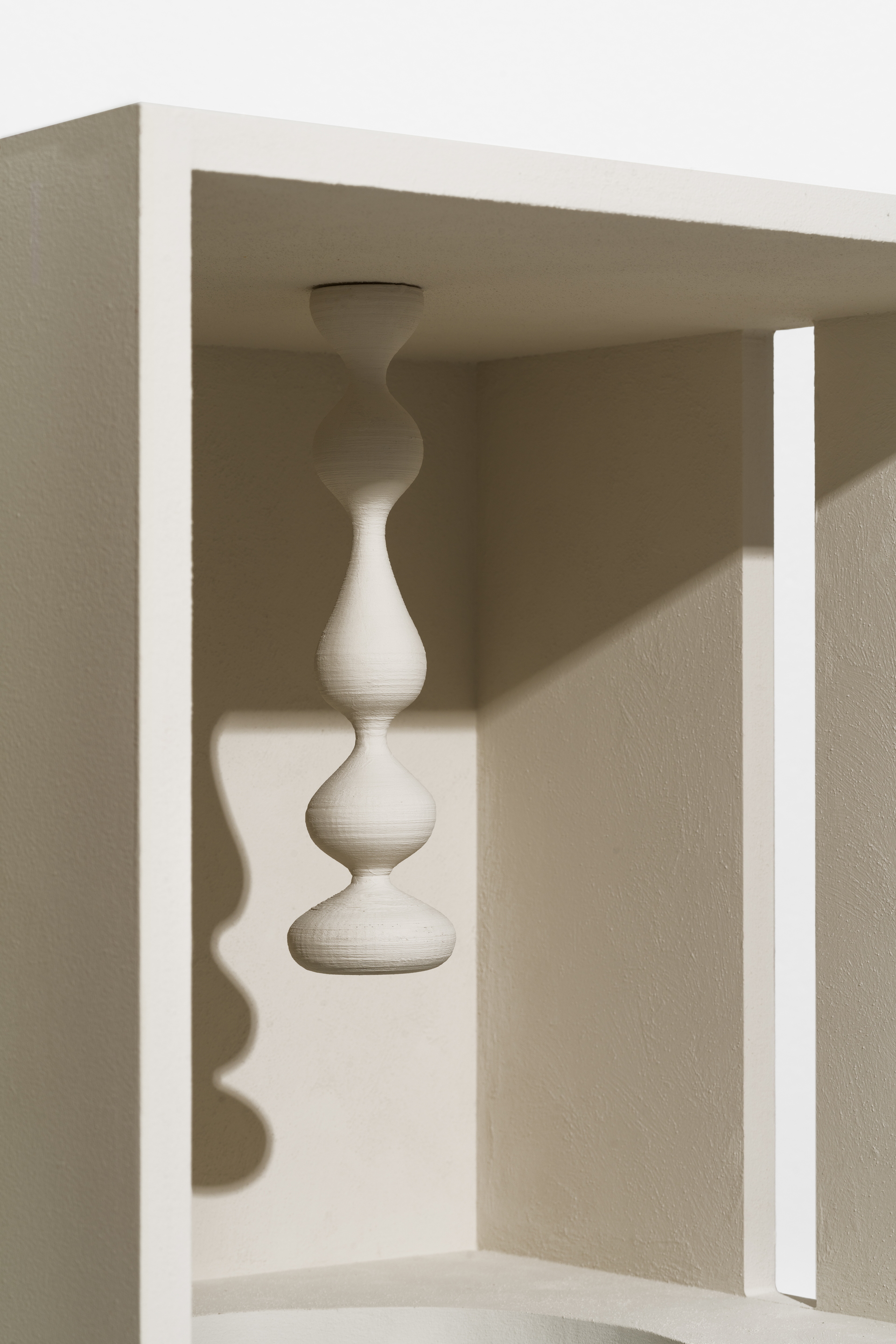 MATTEOBRIONI SkinClay powder paint applied to the surfaces of the Doll's house model designed by Studio Irvine. Photography by Delfino Sisto Legnani