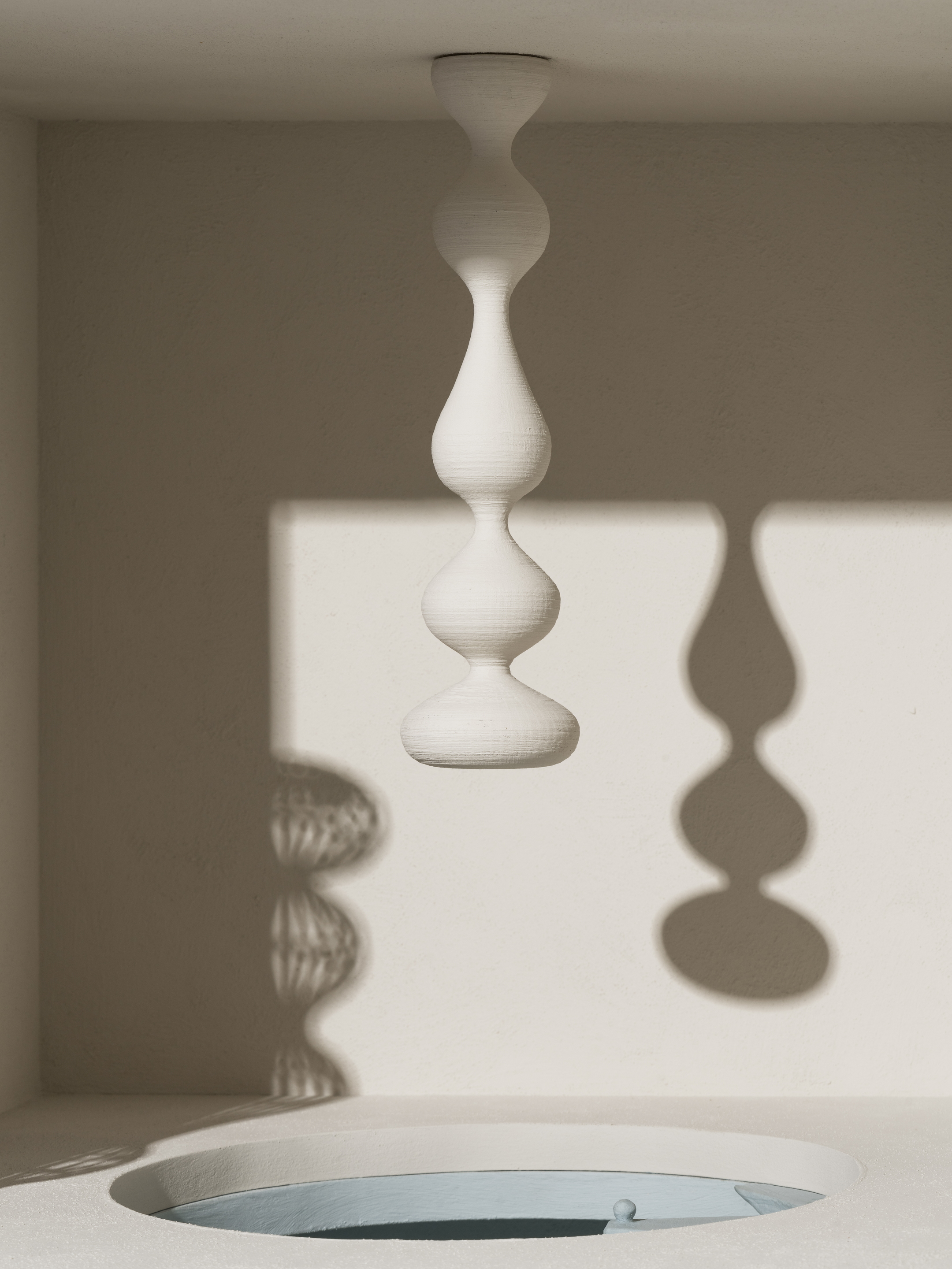 MATTEOBRIONI SkinClay powder paint applied to the surfaces of the Doll's house model designed by Studio Irvine. Photography by Delfino Sisto Legnani